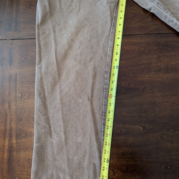 PATAGONIA REGULAR FIT PANTS 100% ORGANIC COTTON BROWN Sz 34W x 29L - Picture 5 of 7
